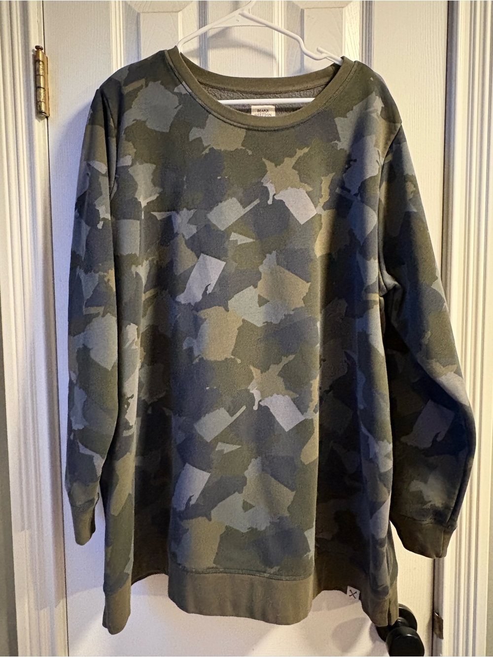 Land’s End Blake Sheldon camouflage sweater